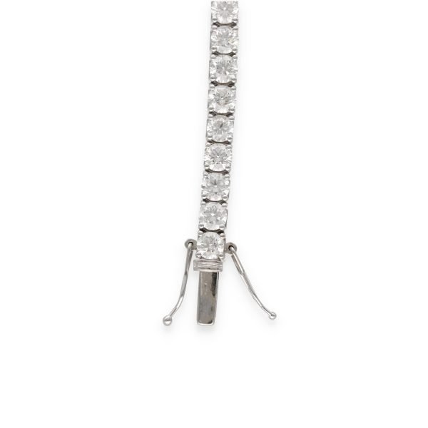 River Of Diamonds Bracelet In White Gold-photo-2