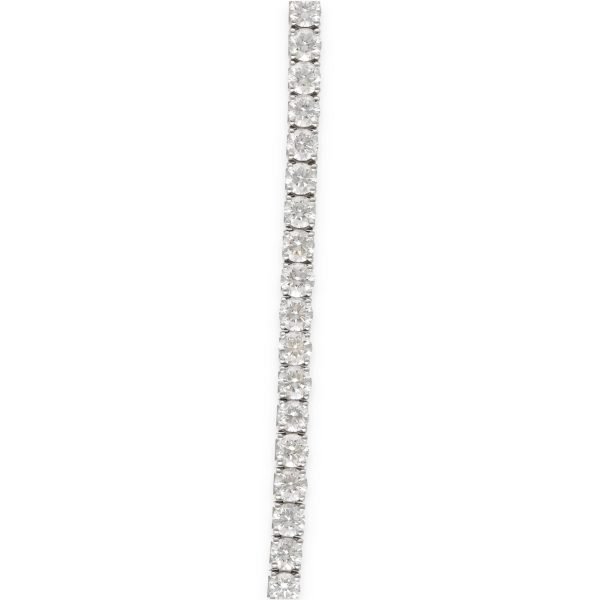 River Of Diamonds Bracelet In White Gold