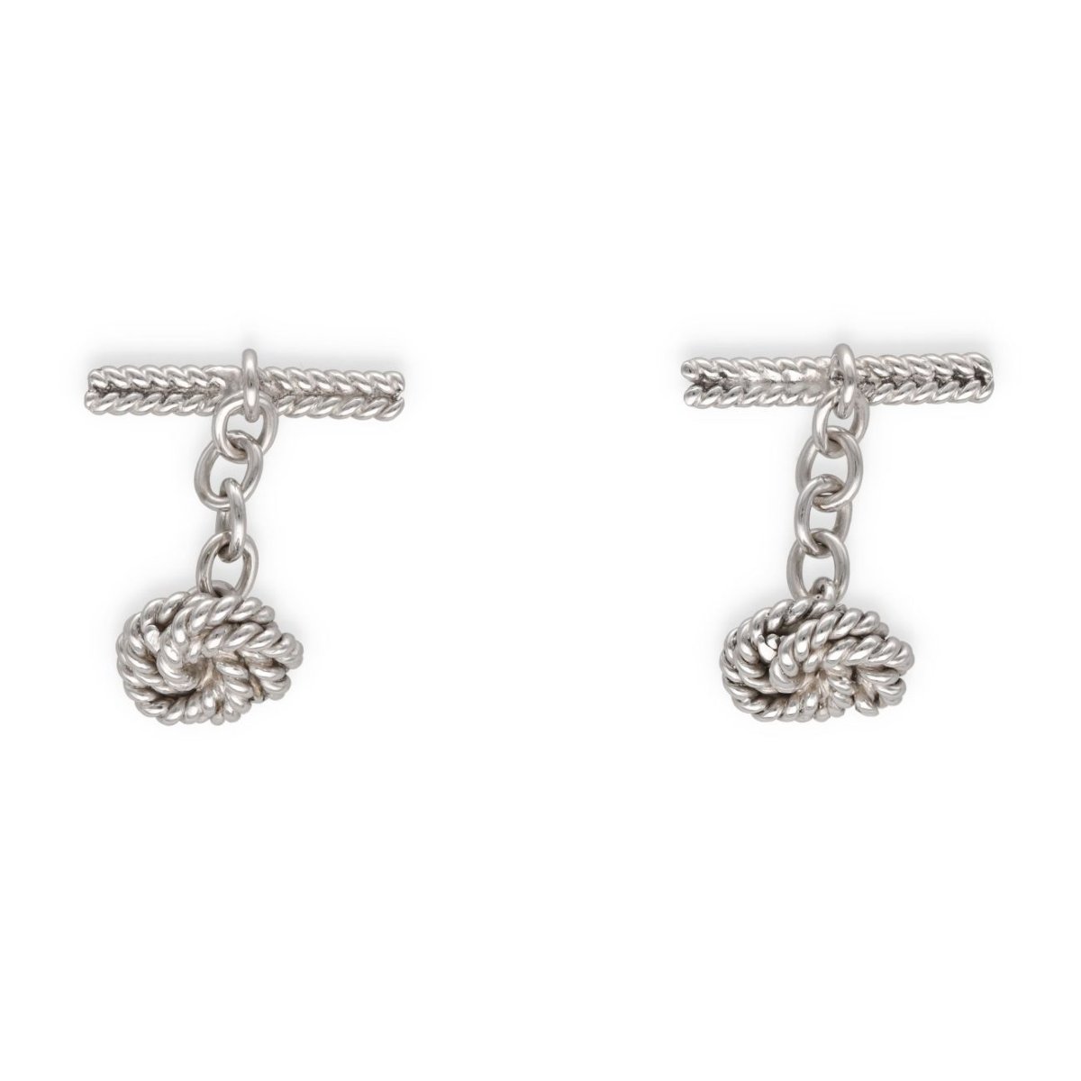 Boutons de manchettes en argent-photo-2
