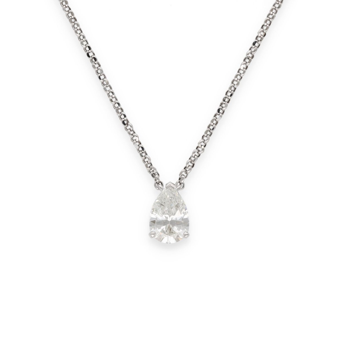 Diamond Teardrop Necklace