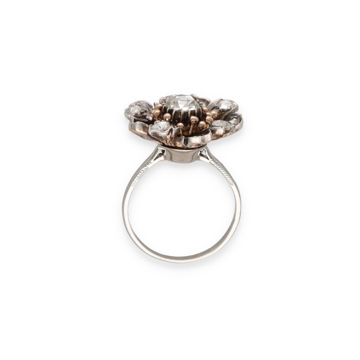 19th-century Flower Ring-photo-3