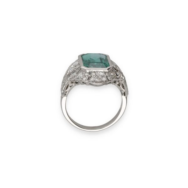 Emerald And Diamond Ring-photo-3