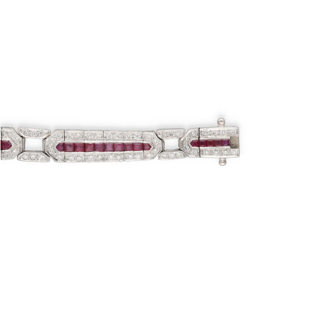 Bracelet rubis diamants-photo-2