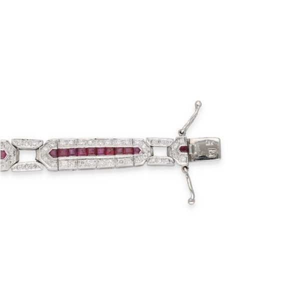 Bracelet rubis diamants-photo-3