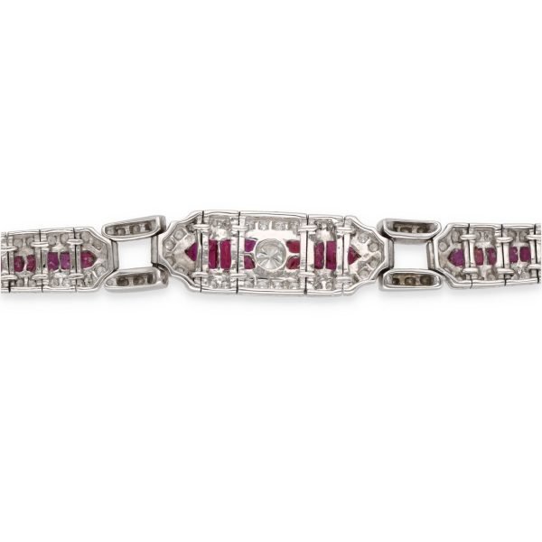 Bracelet rubis diamants-photo-4