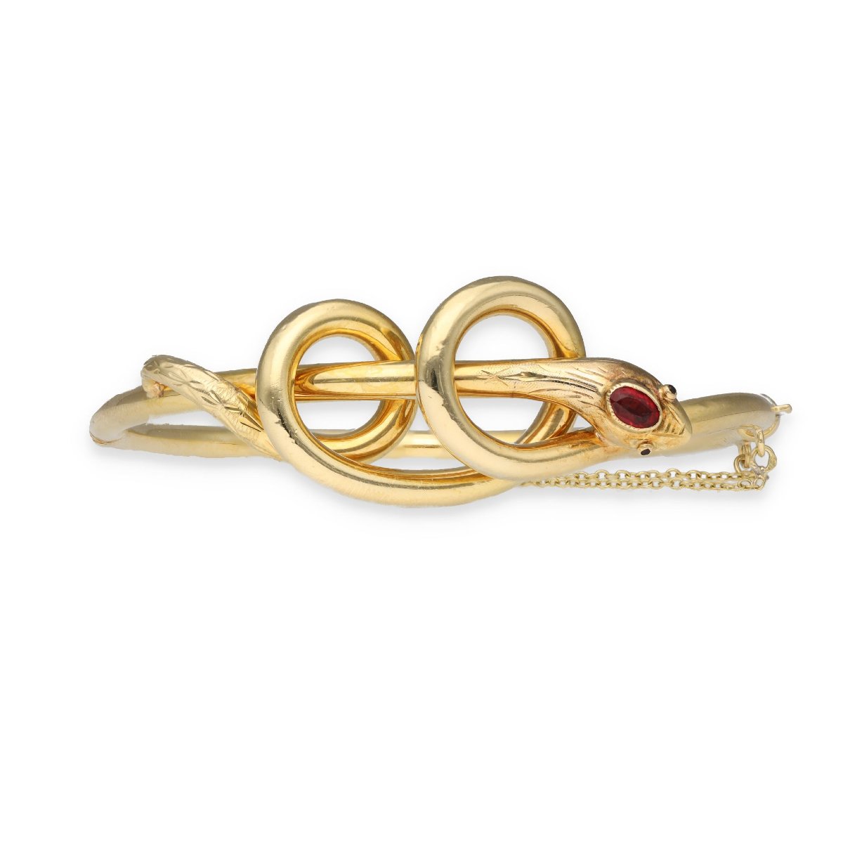 Bracelet jonc serpent