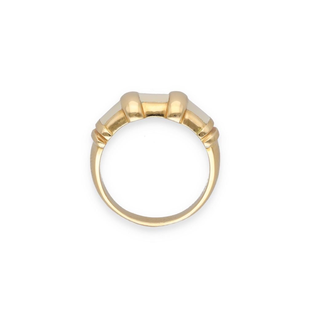 Mother-of-pearl Band Ring-photo-3
