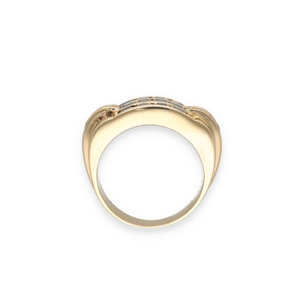 Art Deco-style Band Ring-photo-3