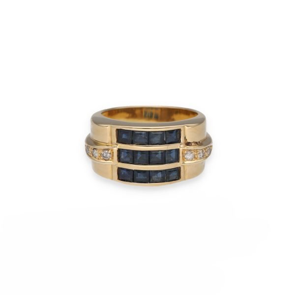 Art Deco-style Band Ring