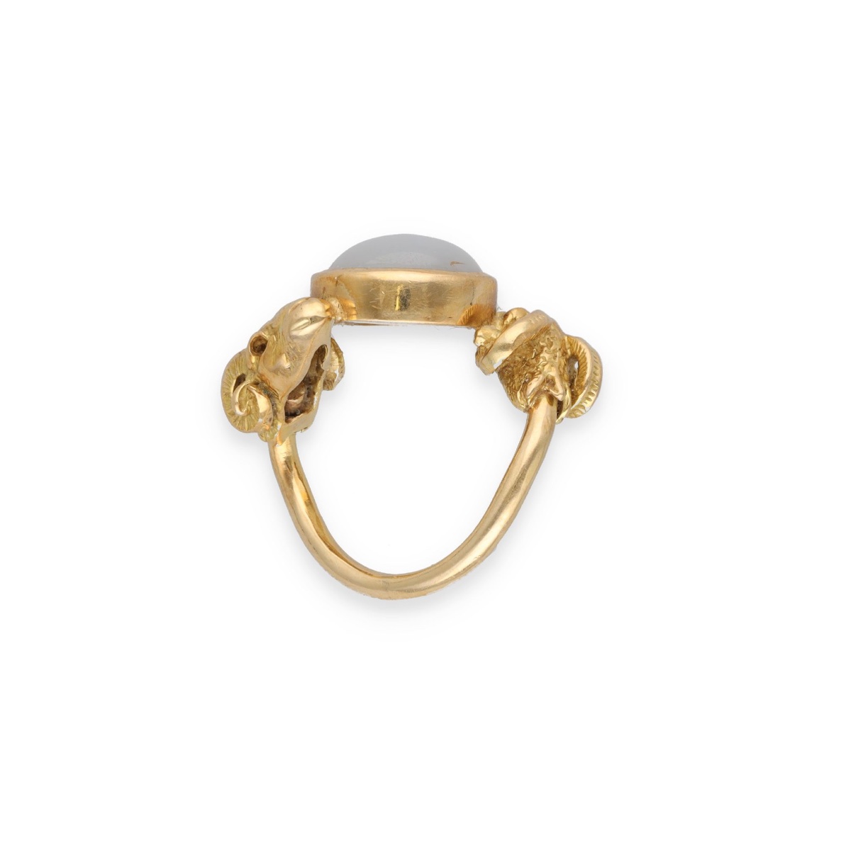  Bague pierre de lune cabochon-photo-3