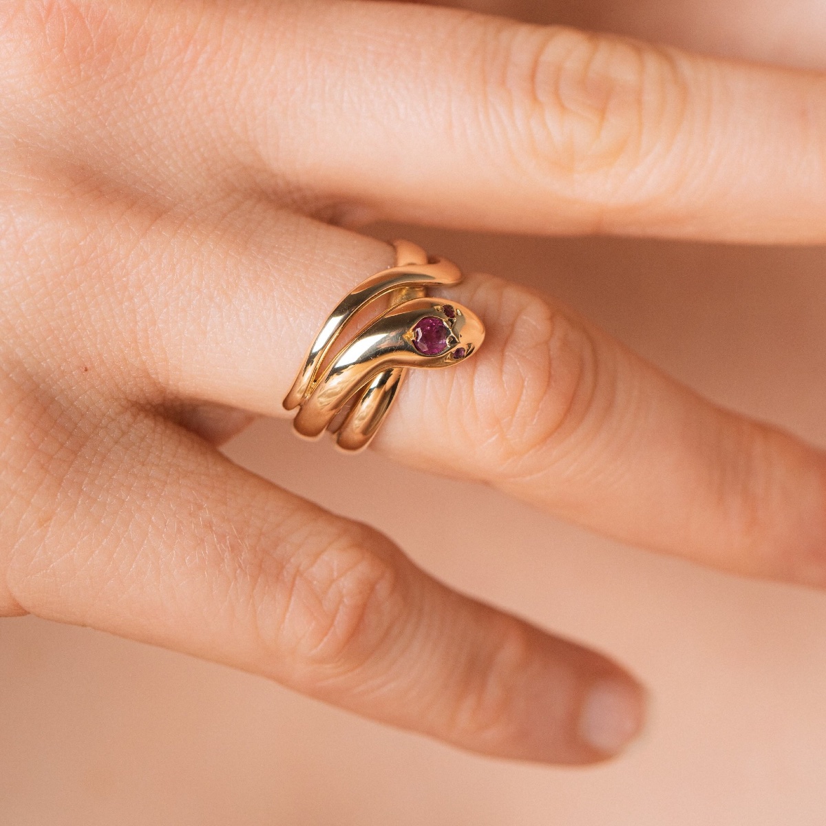 Bague serpent 1900