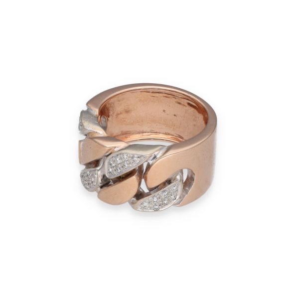  Interlocking-link Band Ring-photo-2
