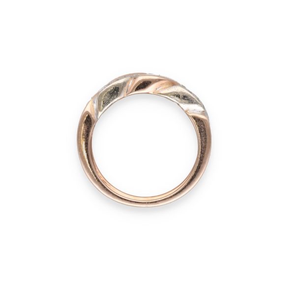  Interlocking-link Band Ring-photo-3