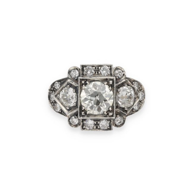 Art Deco-style Diamond Ring