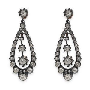 19th Century Diamond Earrings