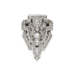 Clip Art Deco Diamonds Platinum
