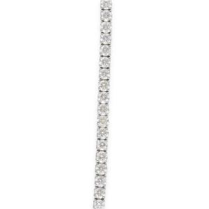 River Of Diamonds Bracelet In White Gold