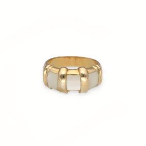 Mother-of-pearl Band Ring