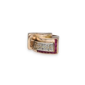 Bague Tank style ceinture