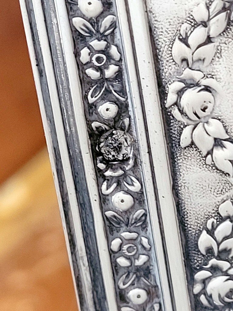 Louis XVI Box In Sterling Silver Minerva-photo-3