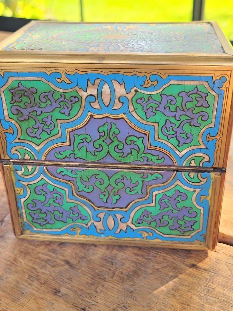 Scents Box - Boulle Marquetry - 19th Century-photo-1