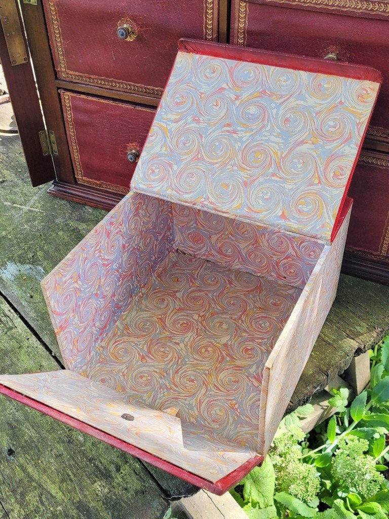 Petit Cabinet  Cartonnier en Acajou - XIXe Si&egrave;cle -photo-2
