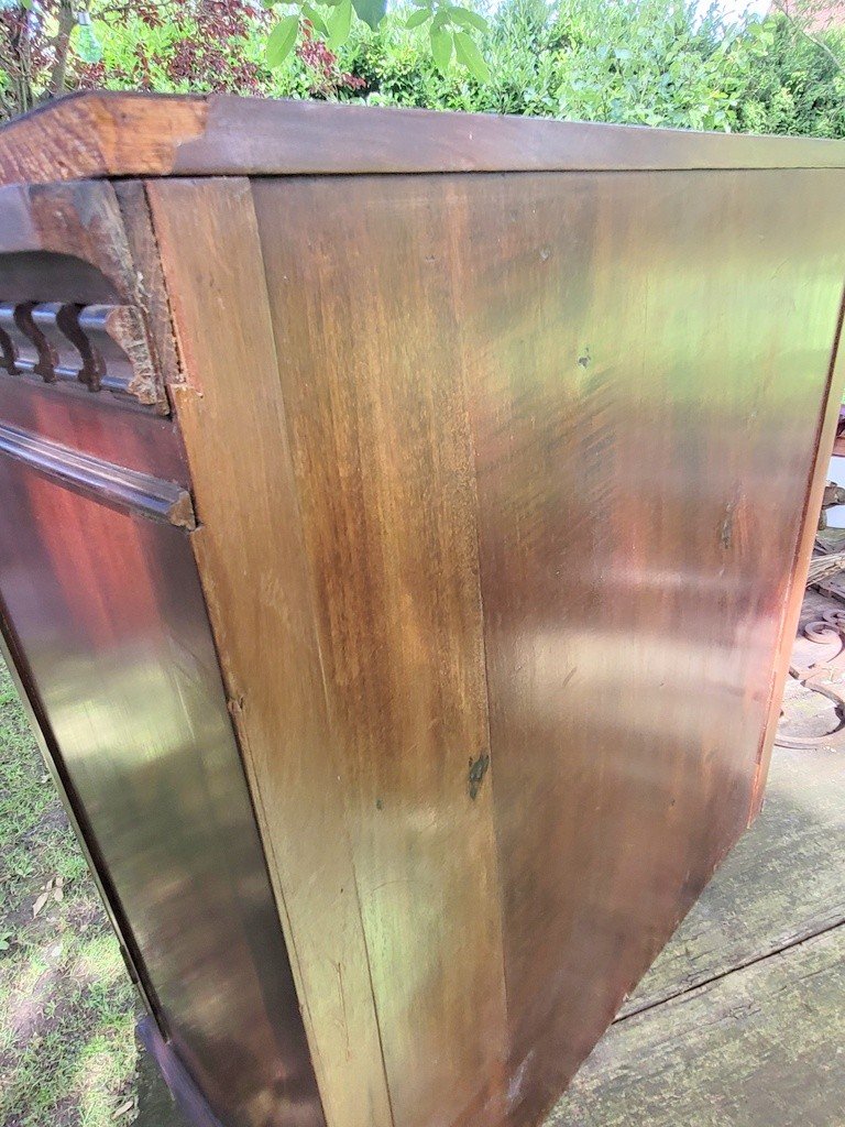 Petit Cabinet  Cartonnier en Acajou - XIXe Si&egrave;cle -photo-6
