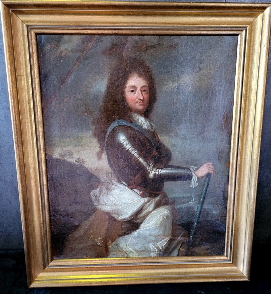  Portrait de Philippe II d'Orléans dit le Régent  - Huile sur toile  XVIIIe Siècle-photo-2