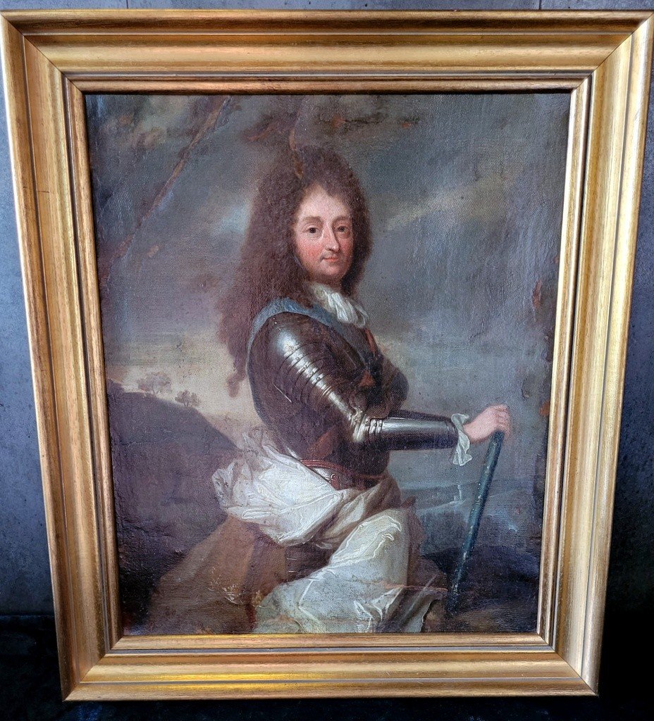 Portrait de Philippe II d'Orléans dit le Régent  - Huile sur toile  XVIIIe Siècle-photo-3