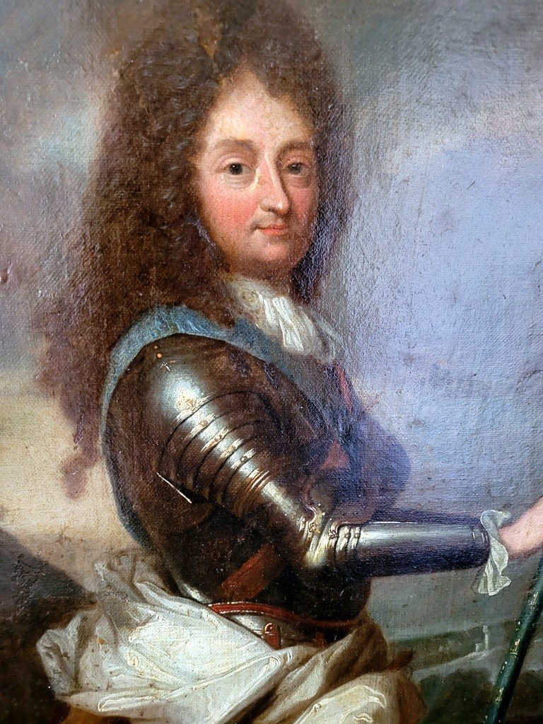  Portrait de Philippe II d'Orléans dit le Régent  - Huile sur toile  XVIIIe Siècle-photo-1
