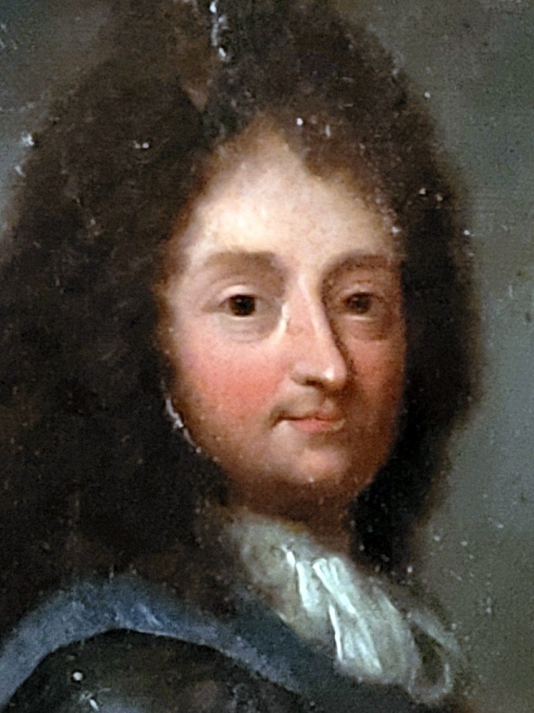  Portrait de Philippe II d'Orléans dit le Régent  - Huile sur toile  XVIIIe Siècle-photo-3