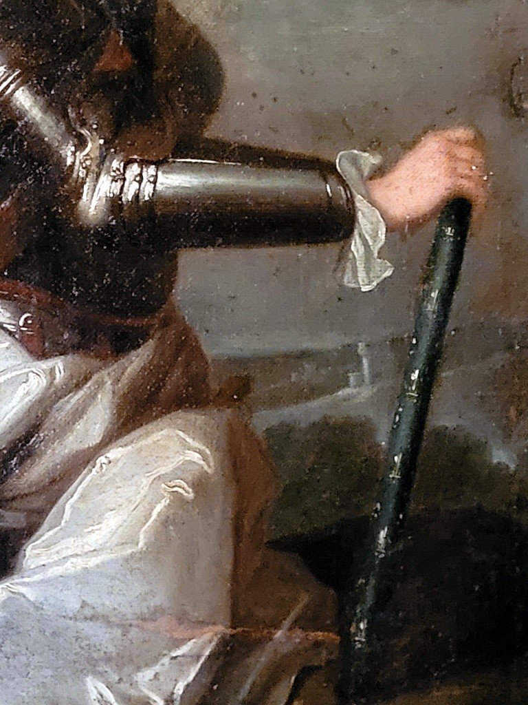  Portrait de Philippe II d'Orléans dit le Régent  - Huile sur toile  XVIIIe Siècle-photo-5