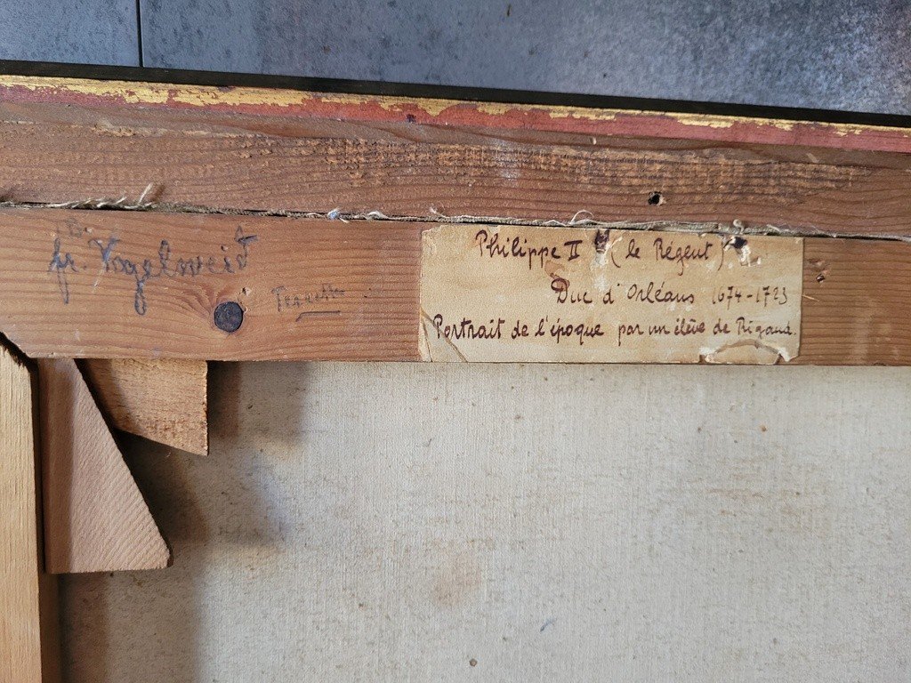  Portrait de Philippe II d'Orléans dit le Régent  - Huile sur toile  XVIIIe Siècle-photo-8