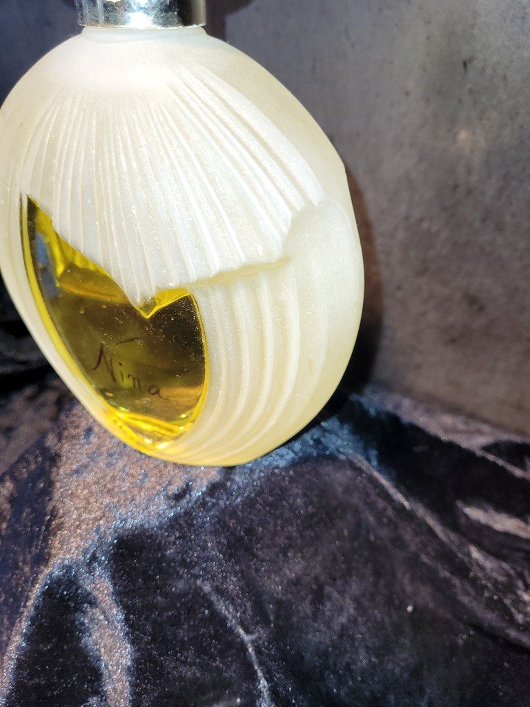 Giant Dummy Bottle "nina" By Nina Ricci - Lalique Glassware Signed.-photo-4