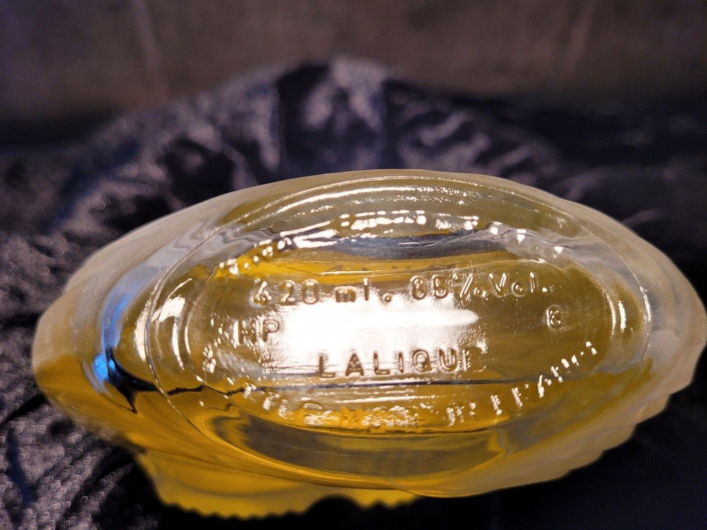 Giant Dummy Bottle "nina" By Nina Ricci - Lalique Glassware Signed.-photo-2