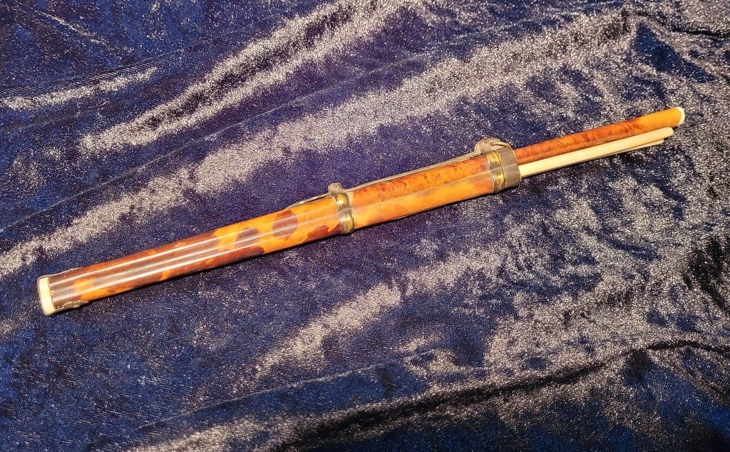 Etui &agrave; Baguettes Chinoises - Epoque Meiji - XIXe Si&egrave;cle -photo-2