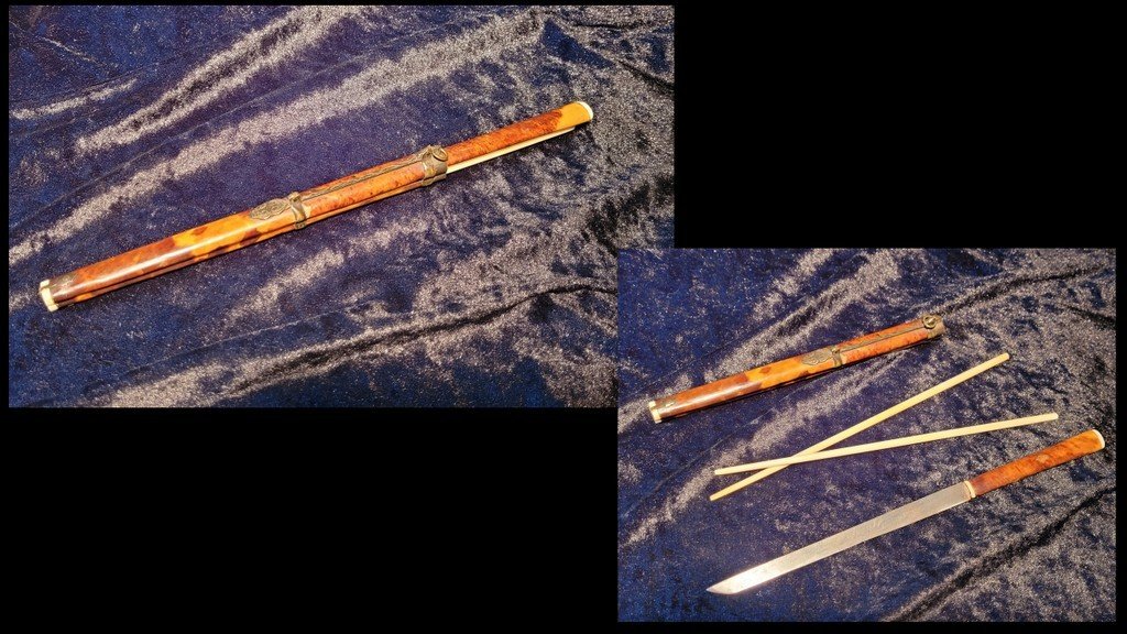 Etui &agrave; Baguettes Chinoises - Epoque Meiji - XIXe Si&egrave;cle 