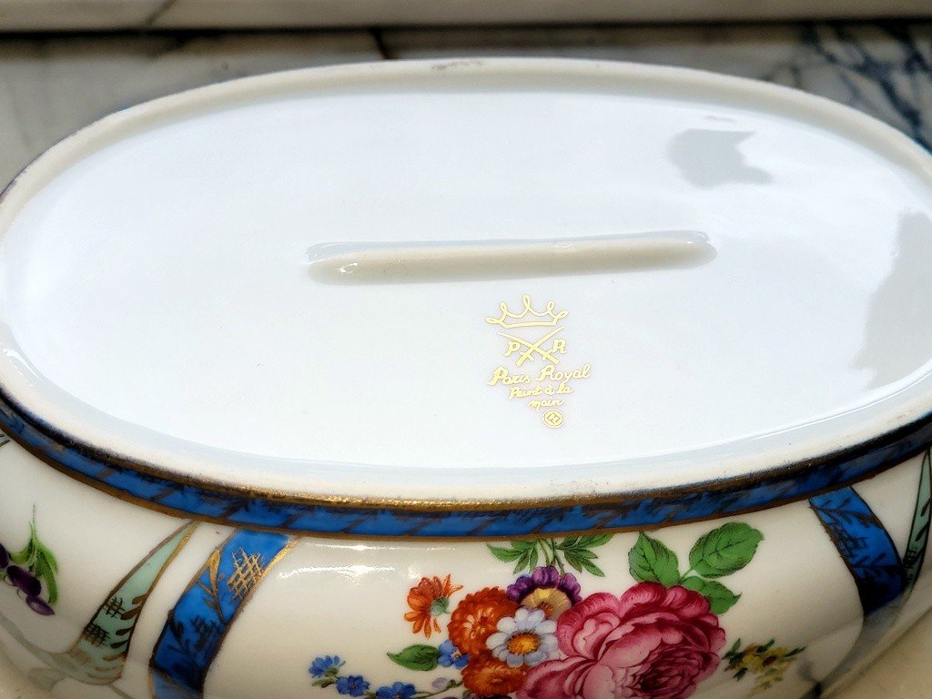 Rafra&icirc;chissoir en Porcelaine de Paris Royal  -photo-5