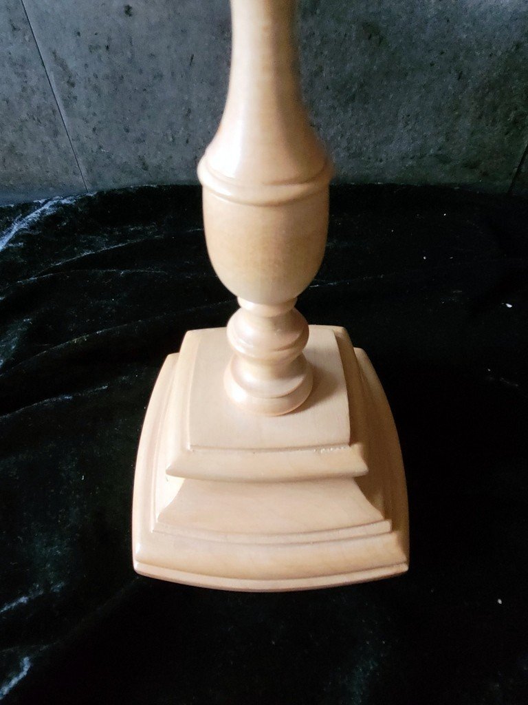 Objet de Maîtrise de Compagnonnage . Sculpture en Bois -photo-2