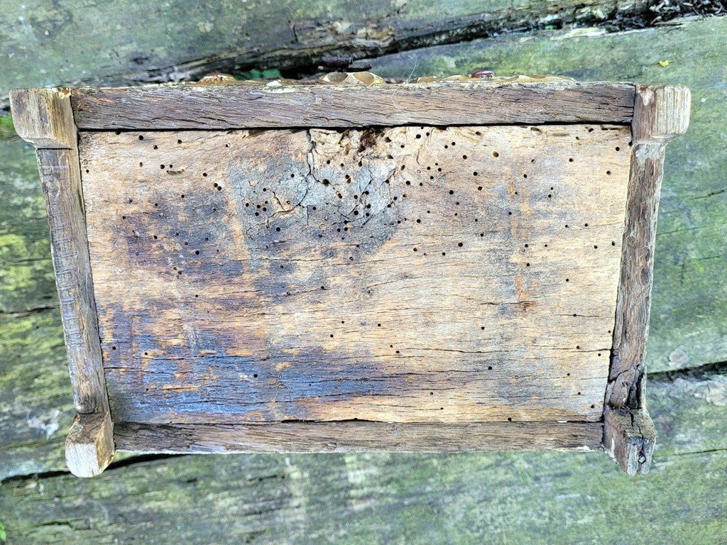  Large Box Known As “cassonne” Italian Wedding Chest From The 17th Century-photo-6