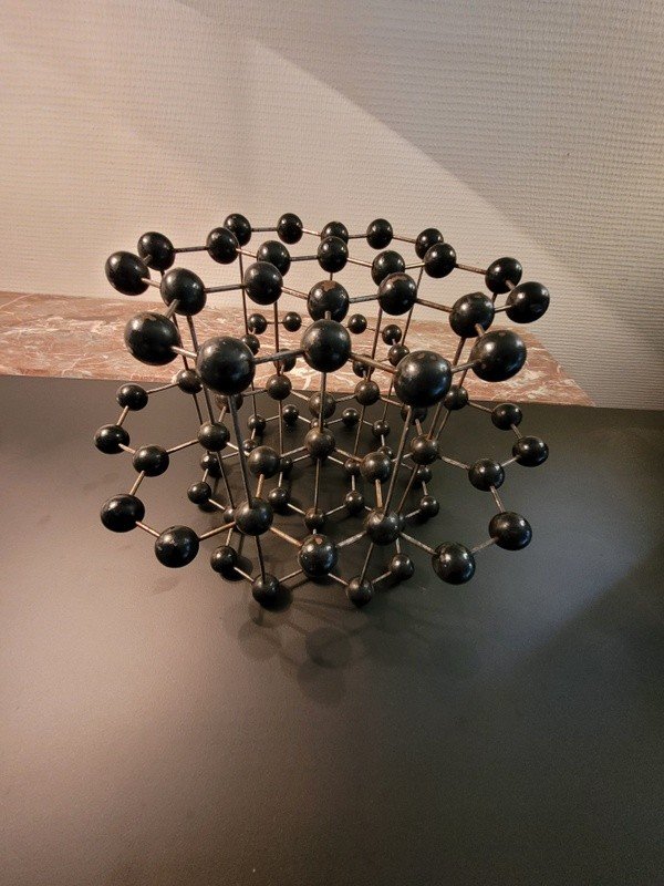 "molecule" Scientific Chemistry Graphite - Cabinet Of Curiosities - 50s-60s-photo-2