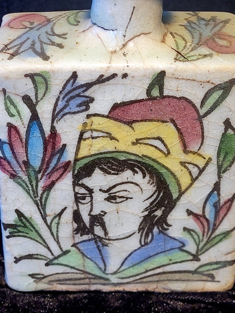  Gourde en C&eacute;ramique &eacute;maill&eacute;e  - Moyen Orient - XIXe Si&egrave;cle-photo-2