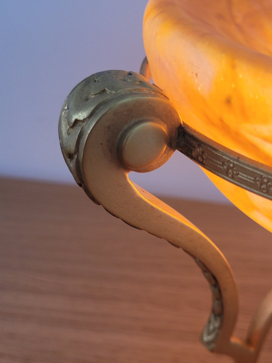 Robj - Glass Paste Night Light - Art Deco 1925-photo-4