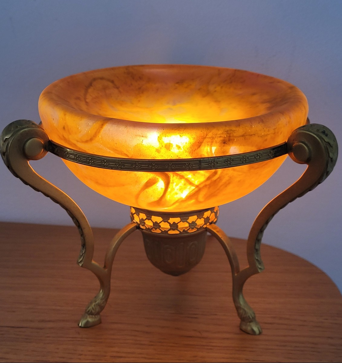 Robj - Glass Paste Night Light - Art Deco 1925