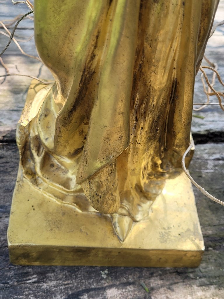  Grand Bronze Chryséléphantine  46 cm - Désiré GRISARD (1837-1910) - Epoque Art Nouveau  -photo-7