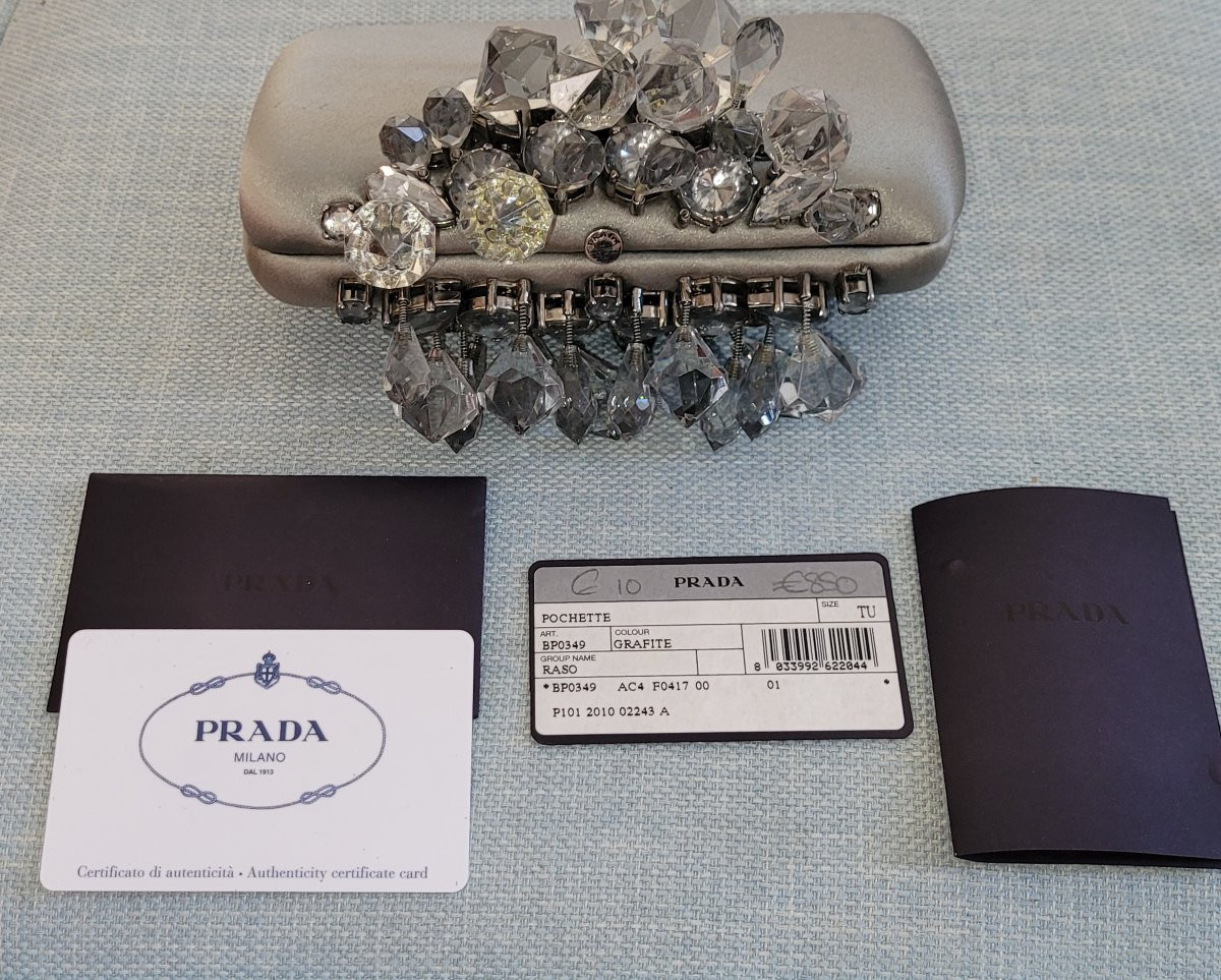 Minaudière de Soirée de la Marque " Prada " -photo-5