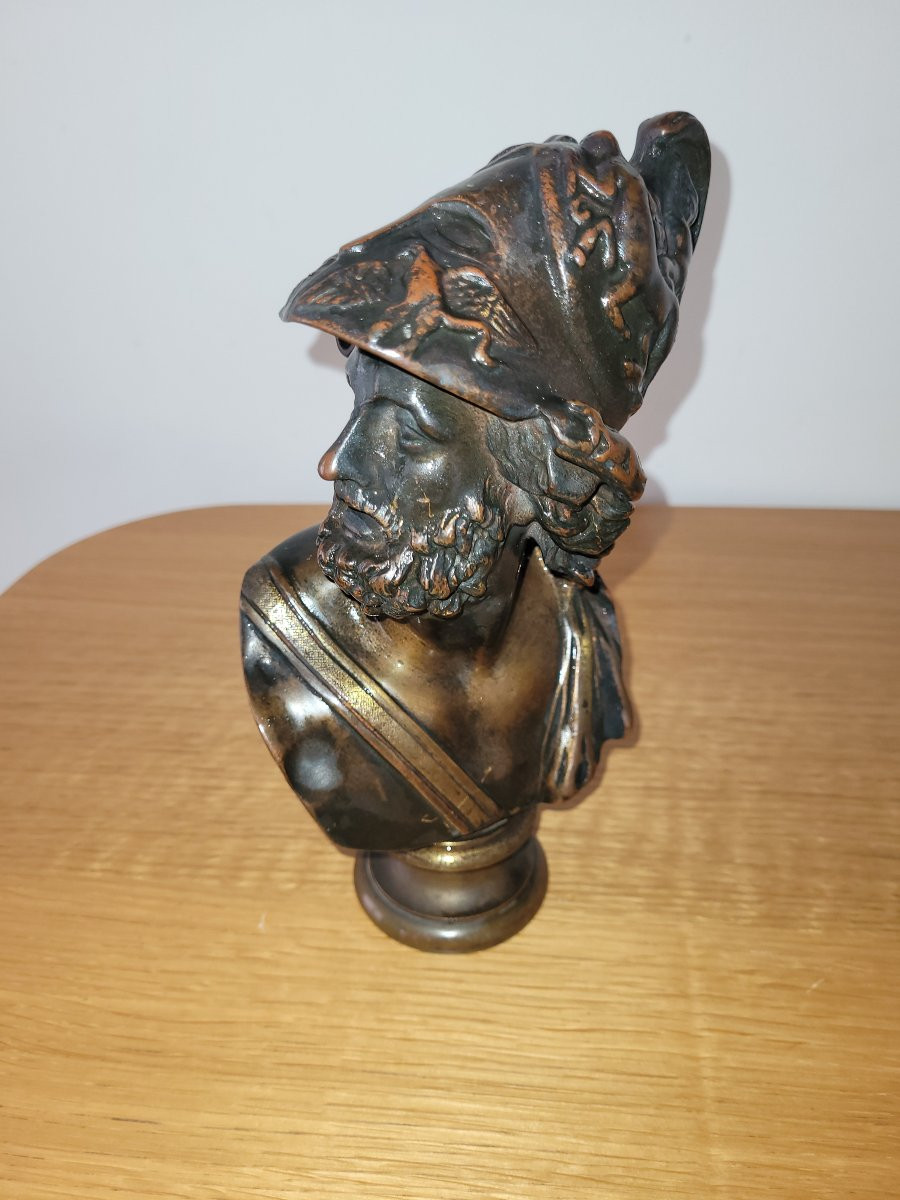 Buste de Péricles en Bronze - XIXe Siècle -photo-1