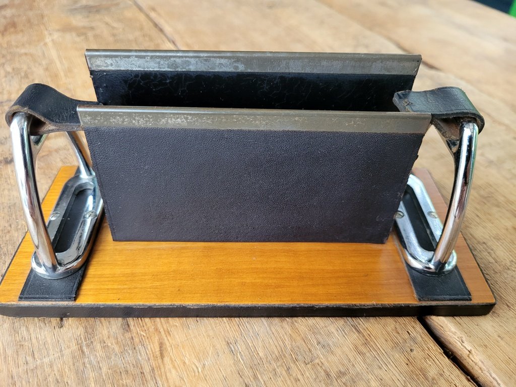 Porte Cartes de Visite dlg de " Jacques Adnet " - XXe Siècle-photo-2