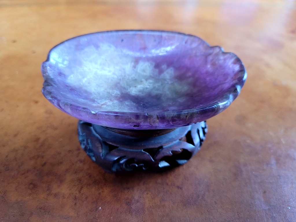  Libation Cup In Amethyst - China, 18th Century