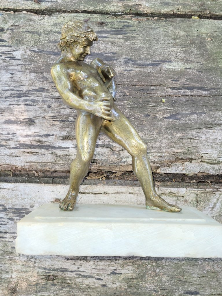  &quot; Le Faune &agrave; l&#039;Outre &quot; d&#039;apr&egrave;s Sabatino de Angelis ( 1838-1915 ) Bronze du XIXe Si&egrave;cle-photo-6